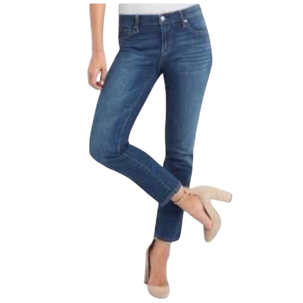 Gap Real Straight fit jeans, coupe vraiment, stretch, medium wash, US 14